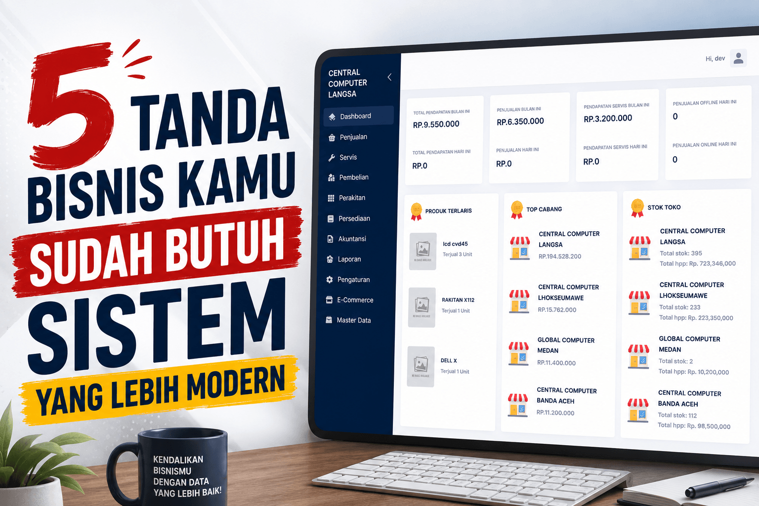 5 Tanda Bisnis Kamu Sudah Butuh Sistem yang Lebih Modern